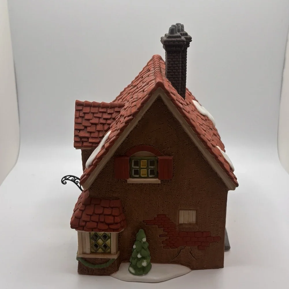 Dept 56 Dickens Village The Chop Shop 58331 Vintage Retired 1995 Box Light EX